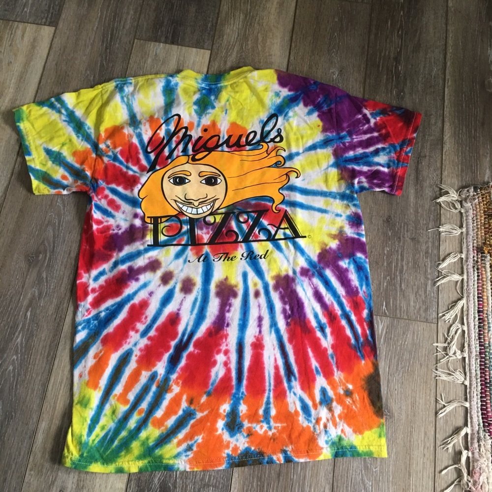 Miguels Pizza Shirt Tie- Dye